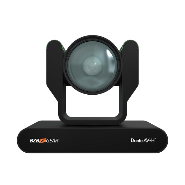 Bzbgear 12X 4K UHD AUTO TRACKING HDMI 2.0/12G-SDI/USB 2.0/USB 3.0 Dante AV-H Live Streaming PTZ Camera, Blk - BG-ADAMO-4KDA12X-B