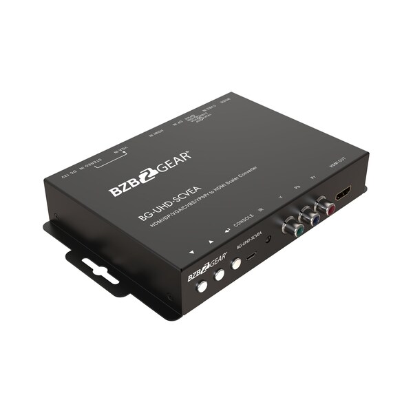 Bzbgear Multi-format 4K UHD Scaler Converter HDMI/DP/VGA/CVBS/YPbPr to HDMI - BG-UHD-SCVEA