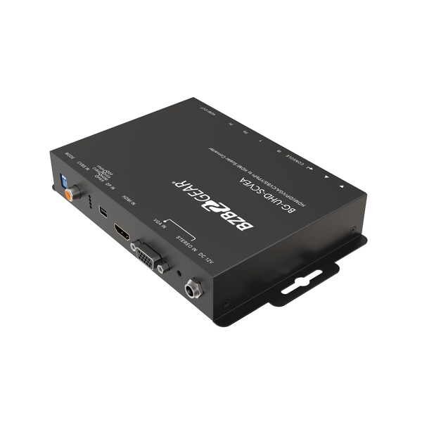 Bzbgear Multi-format 4K UHD Scaler Converter HDMI/DP/VGA/CVBS/YPbPr to HDMI - BG-UHD-SCVEA
