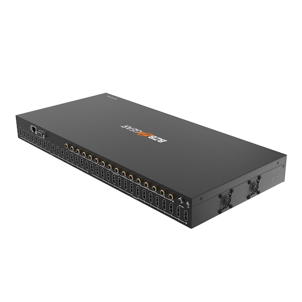 Bzbgear 16x16 4K UHD HDMI Matrix with Advance EDID, Audio De-embedding, Downscaling and CEC - BG-UHD-1616M