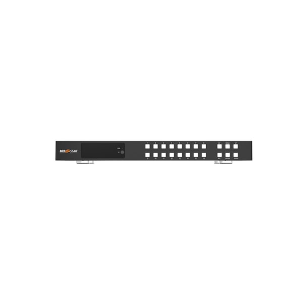Bzbgear 16x16 4K UHD HDMI Matrix with Advance EDID, Audio De-embedding, Downscaling and CEC - BG-UHD-1616M