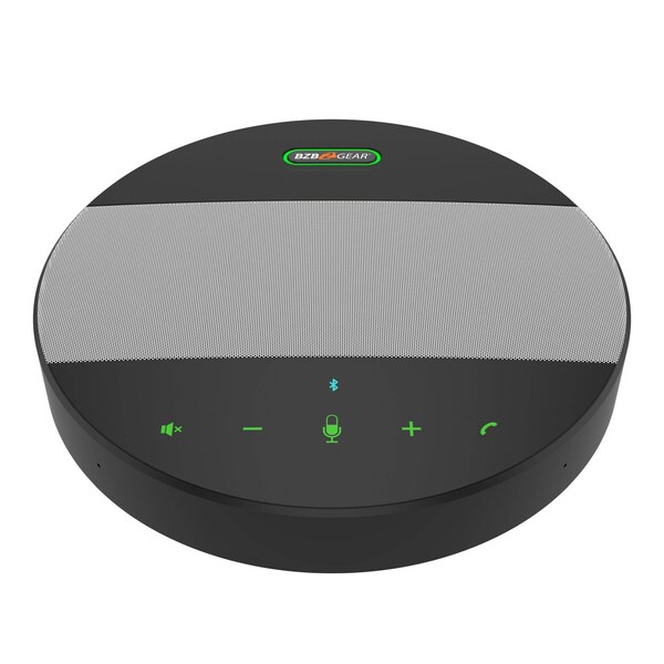 Bzbgear USB/Bluetooth Wireless Desktop Conference Speakerphone with 360 Audio Pickup up to 20ft - BG-OMNITALK-PRO