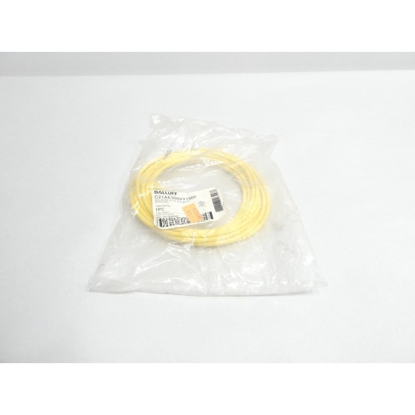 CONECTOR HEMBRA DE 3 PINES DE Balluff 15FT 300V-AC CORDSET - C21AE300VY150F