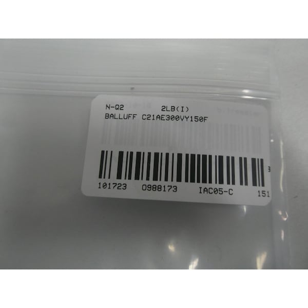 CONECTOR HEMBRA DE 3 PINES DE Balluff 15FT 300V-AC CORDSET - C21AE300VY150F