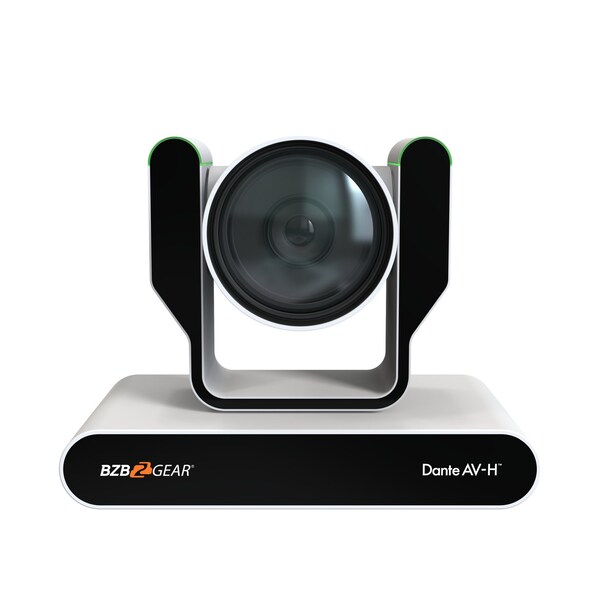 Bzbgear 12X 4K UHD AUTO TRACKING HDMI 2.0/12G-SDI/USB 2.0/USB 3.0 Dante AV-H Live Streaming PTZ Camera, Wht - BG-ADAMO-4KDA12X-W