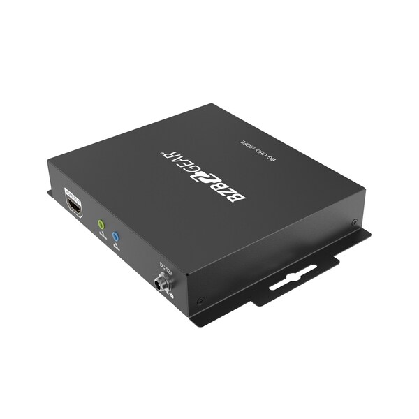 Bzbgear 4K HDMI USB KVM Extender Kit Over fiber w/HDR, 2-Way IR & RS-232 & TAA Compliant No SFP - BG-UHD-18GFE