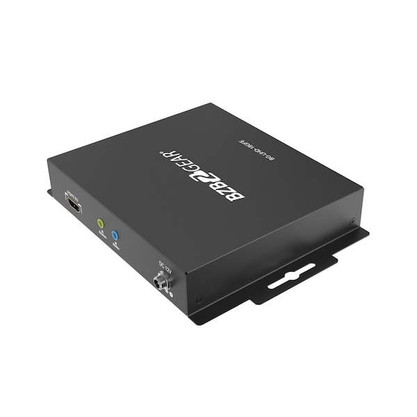 Bzbgear 4K HDMI USB KVM Extender Kit Over fiber w/HDR, 2-Way IR & RS-232 & TAA Compliant No SFP - BG-UHD-18GFE
