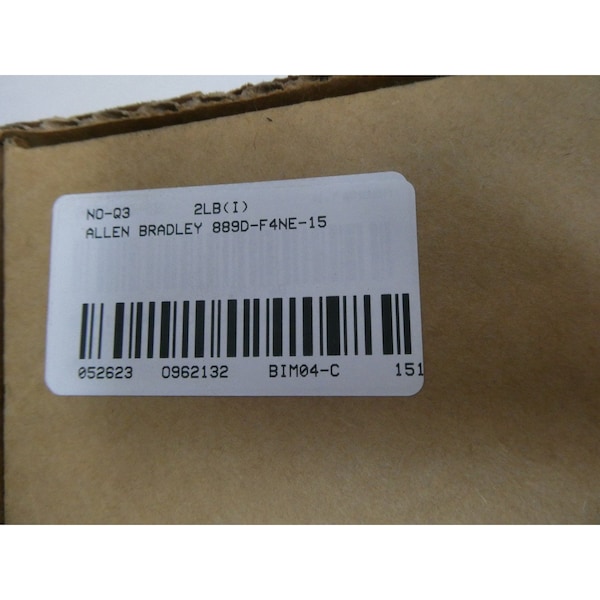 Allen Bradley - Cable de cordón recto de 15M de 4 pines DC Micro Straight QD - 889D-F4NE-15