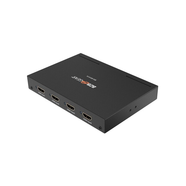 Bzbgear 4x1 1080P FHD HMDI Switcher Scaler and MultiViewer with IR/RS232 - BG-MV41A