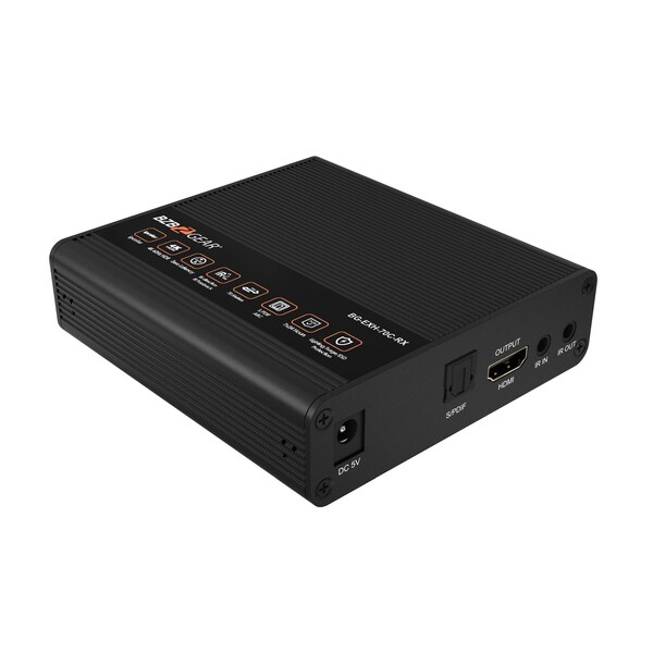 Bzbgear 4K UHD HDMI Extender with Bi-directional IR and Zero Latency up to 230ft - BG-EXH-70C