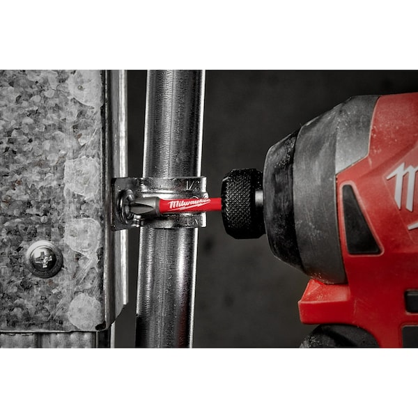 Milwaukee Tool SHOCKWAVE 6 in Phillips No. 2 Impact Duty Power Bit, 10-Piece Pack - 48-32-4207
