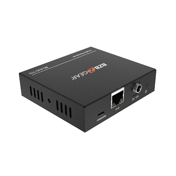 Bzbgear Long Range Digital/Analog Audio Extender Kit over Cat5e/6/7 up to 950ft Stereo/TOSLINK/COAX - BG-AUD-TCS
