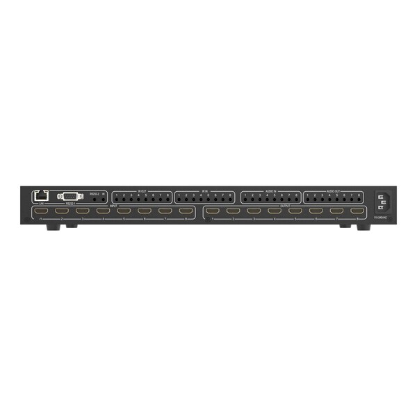 Bzbgear 8x8 4k UHD HDMI Video Wall Processor & Seamless Matrix Switcher w/Scaler, IR and Audio - BZ-MVS8X8-4K