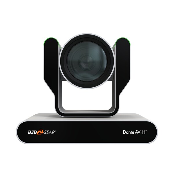 Bzbgear 25X 4K UHD AUTO TRACKING HDMI 2.0/12G-SDI/USB 2.0/USB 3.0 Dante AV-H Live Streaming PTZ Camera, Wht - BG-ADAMO-4KDA25X-W