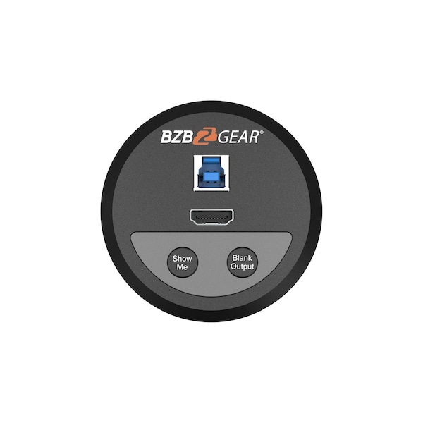 Bzbgear HDMI and USB3.0 Table Grommets for BZBGEAR BG-UHD-KVM41 - BG-SC-GRHU