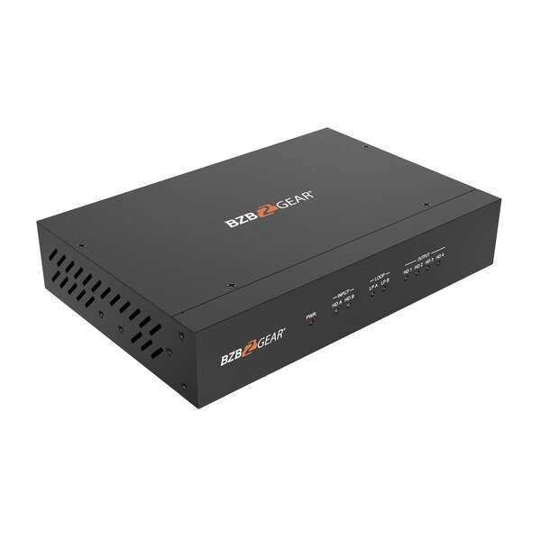 Bzbgear 2x2 4K UHD HDMI Video Wall Processor with IP/RS232 Control Supports 1X3/1X4/2X2/4X1 Layout - BG-UHD-VW24