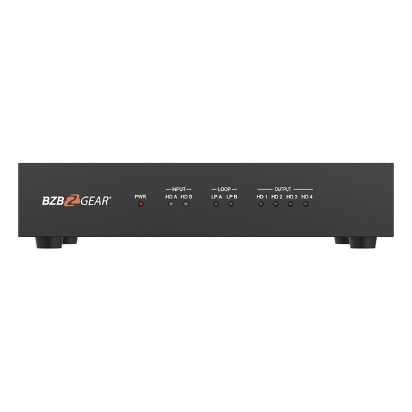 Bzbgear 2x2 4K UHD HDMI Video Wall Processor with IP/RS232 Control Supports 1X3/1X4/2X2/4X1 Layout - BG-UHD-VW24