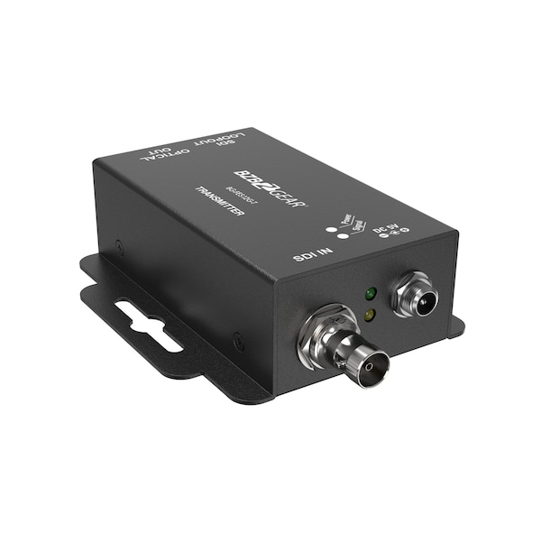 Bzbgear 4K UHD 12G SDI over Single mode SFP-type Fiber Optic Extender No SFP, Supports 12G/6G/3G/HD/SD-SDI - BG-FES12G