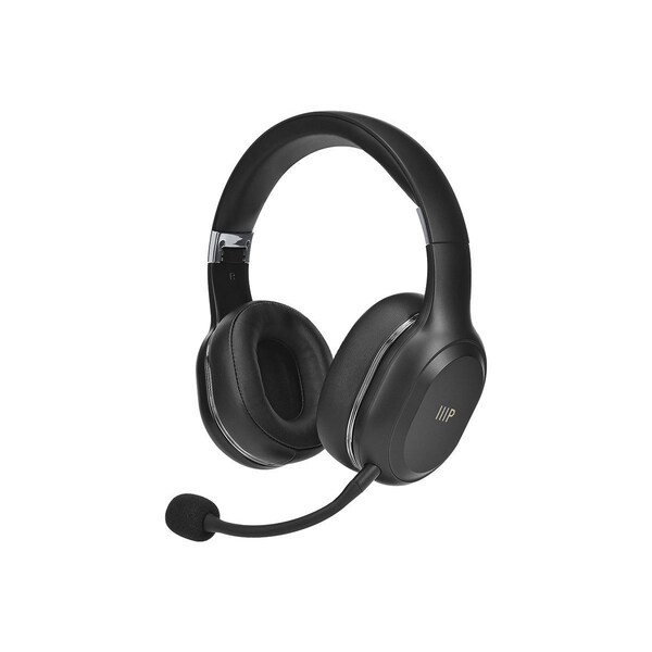 Monoprice Bluetooth 5.0 + USB Transmitter Wireless Web Meeting Headset with 3D Stereo Surround Sound - 43905