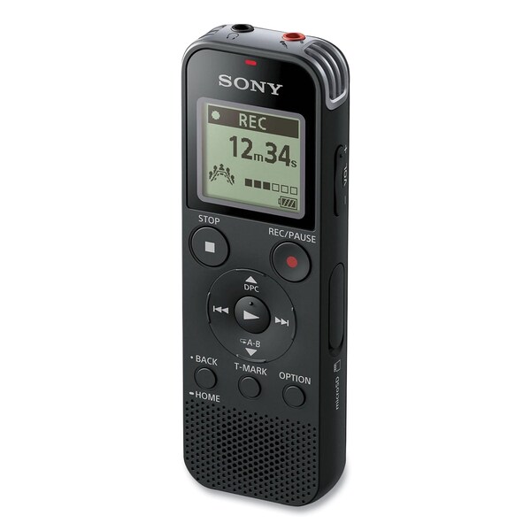 Sony ICD-PX470 Digital Voice Recorder, 4 GB, Black - ICDPX470