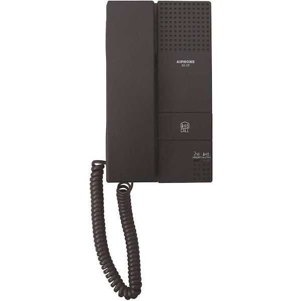 Aiphone IS Series 1-Channel Audio Sub-Station with Handset Intercom with Hands-Free Communication - IS-RS