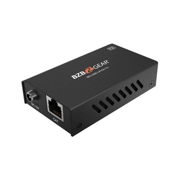 Bzbgear 2-Port USB 2.0 Extender Over a Single CAT5E/6/7 Cable up to 330ft - BG-USB-LR100