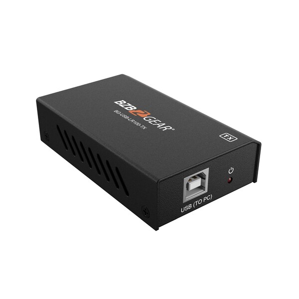 Bzbgear 2-Port USB 2.0 Extender Over a Single CAT5E/6/7 Cable up to 330ft - BG-USB-LR100
