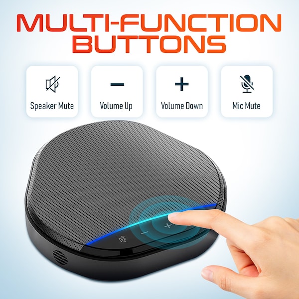 Delton C3900 USB Conference Speakerphone AI Noise Reduction Mic Auto Pair USB 360 Degree Audio Sound AEC - DSC3900-U