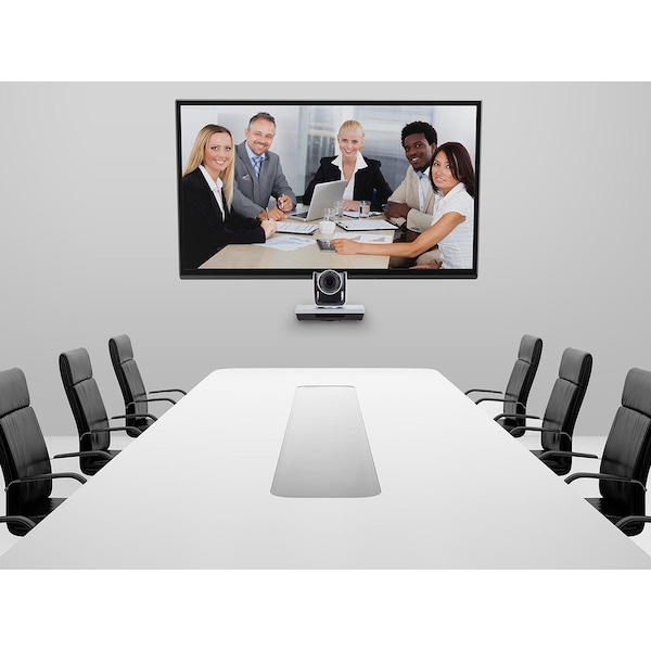 Monoprice Workstream by PTZ Conference Camera_ Pan and Tilt with Remote_ 1080p W - 35520