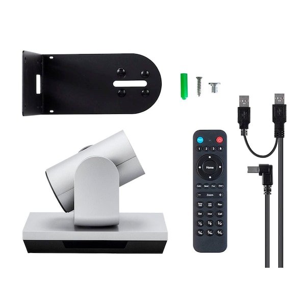 Monoprice Workstream by PTZ Conference Camera_ Pan and Tilt with Remote_ 1080p W - 35520