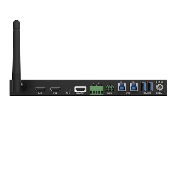 Bzbgear 4-Port 4K UHD Conference Room Wireless Presentation Switcher with HDMI/USB-C/Soft Codec - BG-PS41-BYOD-4K