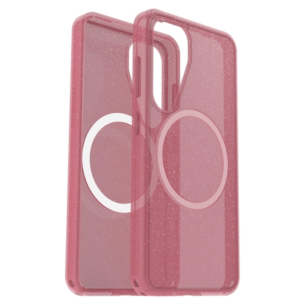 Otterbox Symmetry Clear Magnetic Case For Samsung Galaxy S25, Foxberry Pink - 77-97409