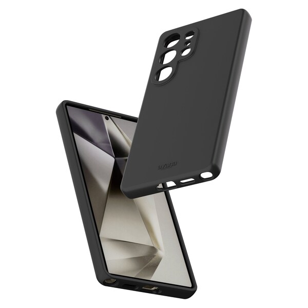 Avana Velvet Magsafe Case For Samsung Galaxy S25 Ultra, Ash - SGZU-AVSIK-BLCK