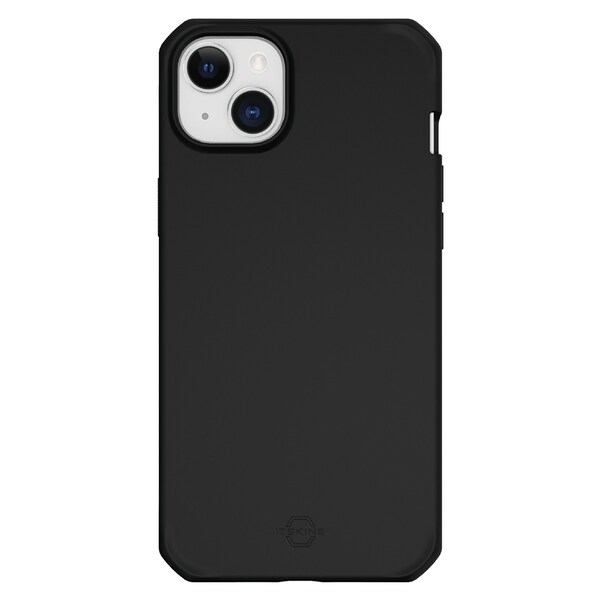 Itskins Hybrid_r Silk Magsafe Case For Apple Iphone 14 / 13, Black - AP4N-HMASI-BLCK