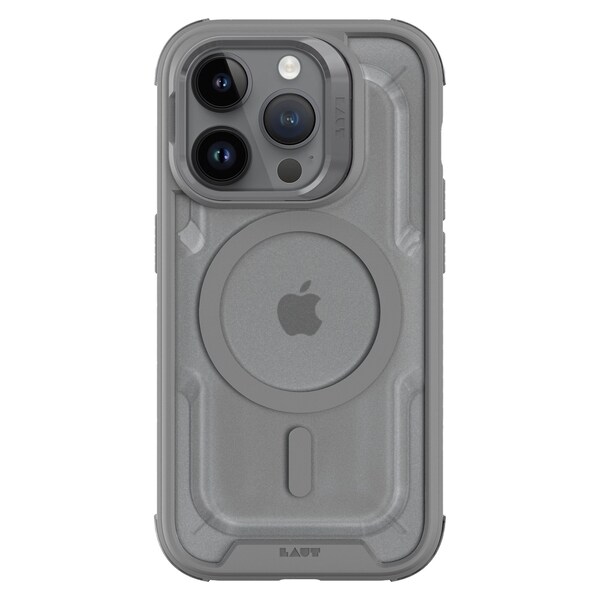 Laut Crystal Matter Magsafe Case For Apple Iphone 15 Pro, Grey - L_IP23B_CM4_GY