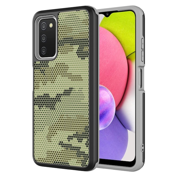 Ampd Slim Dual Layer Case for Samsung Galaxy A03s Camouflage - AA-A03S-SLIMDESIGN-CAMO