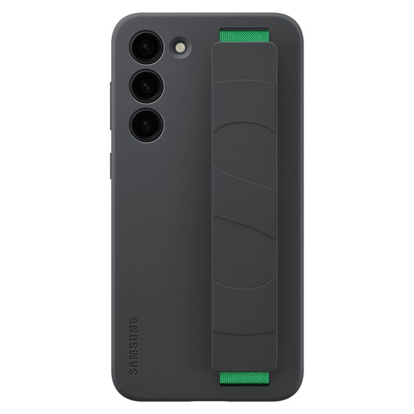 Samsung Silicone Grip Case For Galaxy S23 Plus, Black - EF-GS916TBEGUS