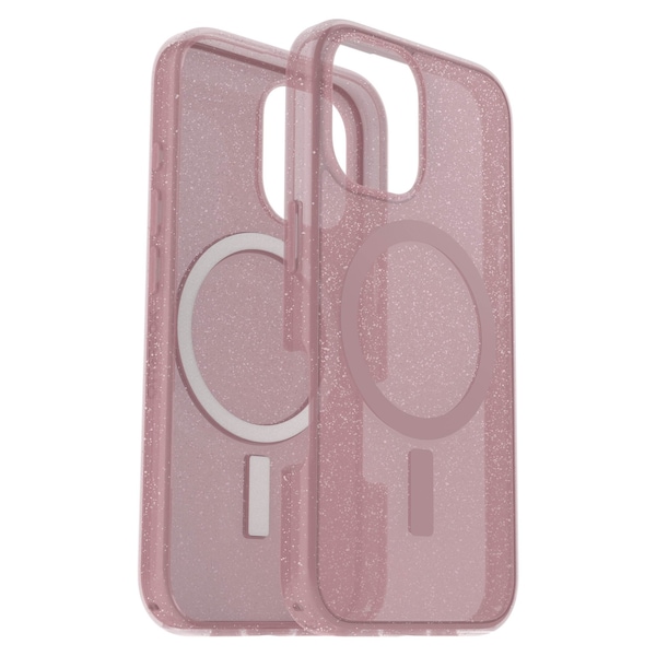 Otterbox Symmetry Clear Magsafe Case For Apple Iphone 16, Foxberry Pink - 77-96383