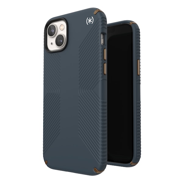 Speck Presidio Grip 2 Magsafe Case For Apple Iphone 14 Plus, Charcoal - 150117-3068