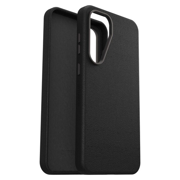 Otterbox Symmetry Cactus Leather Case For Samsung Galaxy S25 Plus, Noir Ash - 77-97445