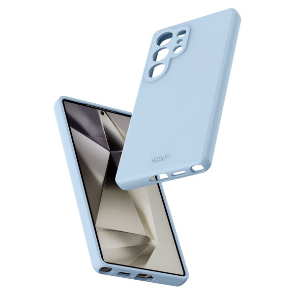 Avana Velvet Magsafe Case For Samsung Galaxy S25 Ultra, Sky - SGZU-AVSIK-BYBU