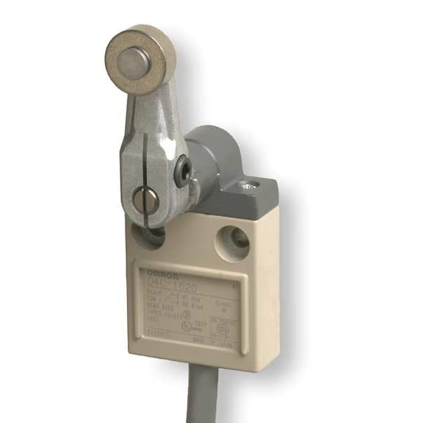 Interruptor de Límite Omron, Palanca de Rodillo, Rotatorio, SPDT, 5A @ 240V AC, Ubicación del Actuador: Lado - D4C1620