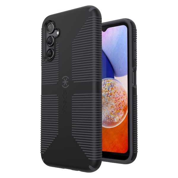 Speck Presidio Impact Hero Case For Samsung Galaxy A14 5g, Granite Black And Dusk Grey - 150350-3134