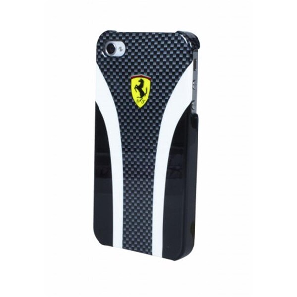 Masters Club Ferrari HARD CASE SCUDERIA IPHONE 4-4S CARBON BLACK - FESCHCIPCB