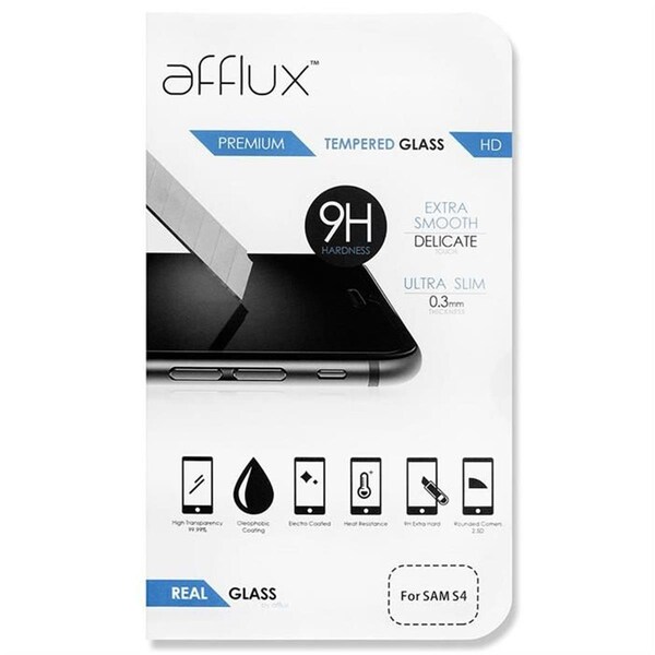 Cmple Afflux Premium Real Tempered Glass Screen Protector for Samsung Galaxy S4 - 1541-N