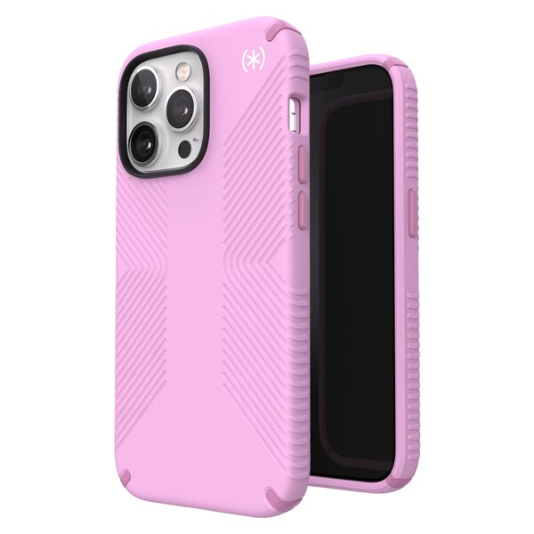 Speck Presidio2 Grip Case For Apple Iphone 13 Pro, Ara Purple And Fresh Pink - 141712-9603