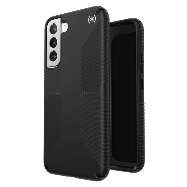 Speck Presidio Grip 2 Case For Samsung Galaxy S22 Plus, Black And White - 144233-D143