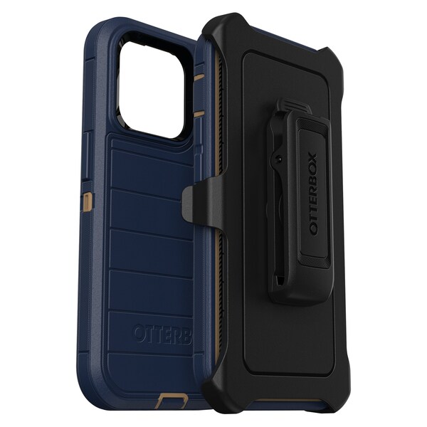 Otterbox Defender Pro Case For Apple Iphone 14 Pro , Blue Suede Shoes - 77-88703