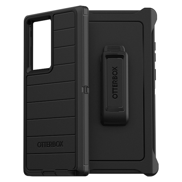 Otterbox Defender Pro Case For Samsung Galaxy S22 Ultra , Black - 77-86579
