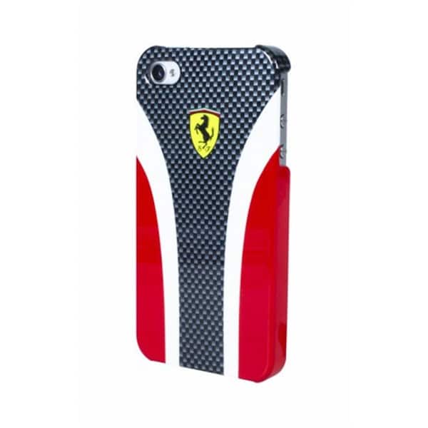 Masters Club Ferrari HARD CASES SCUDERIA IPHONE 4-4S CARBON RED - FESCHCIPCR